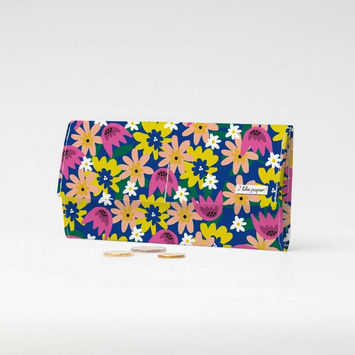 PODER DE LA FLOR Tyvek® Pappwallet XL/Clutch Geldbörse für den Großhandel von I Like Paper