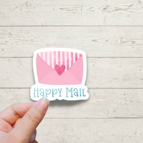 Adesivi Happy Mail per piccole imprese/posta ordinaria per la vendita all'ingrosso da parte di Forest Crafts