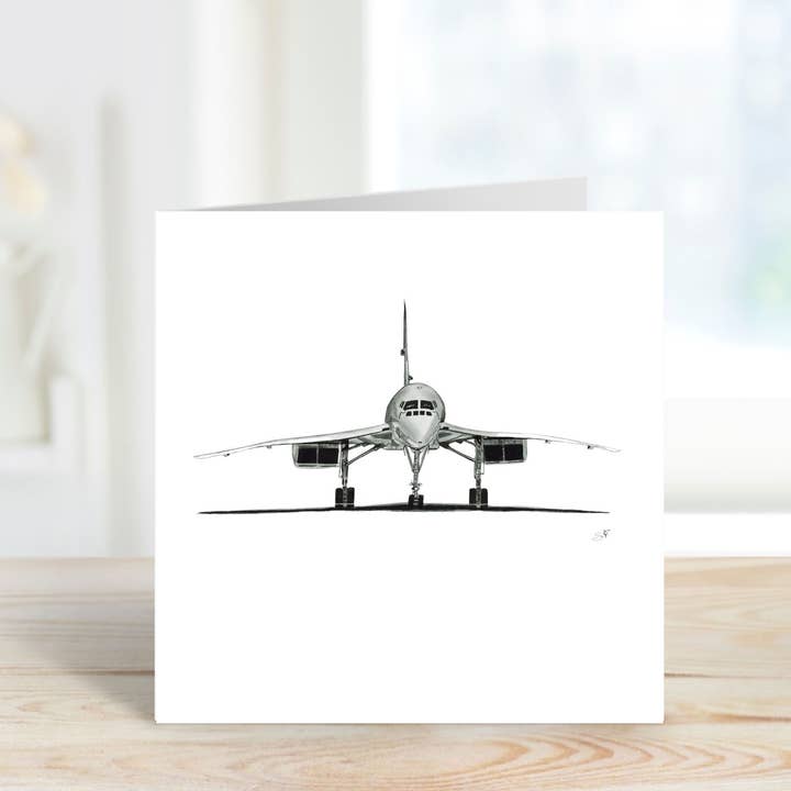 Libra Fine Arts - Wholesale Goodbye Card - Concorde Greeting Cards | Farewell Cards | Bon Voyage Cards