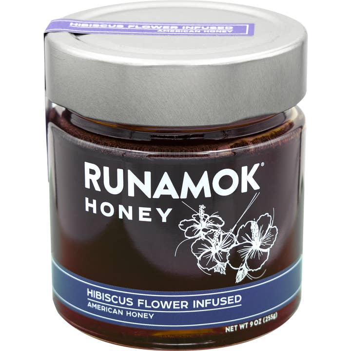 Runamok - Wholesale Honey - Hibiscus Flower Infused American Honey 9oz