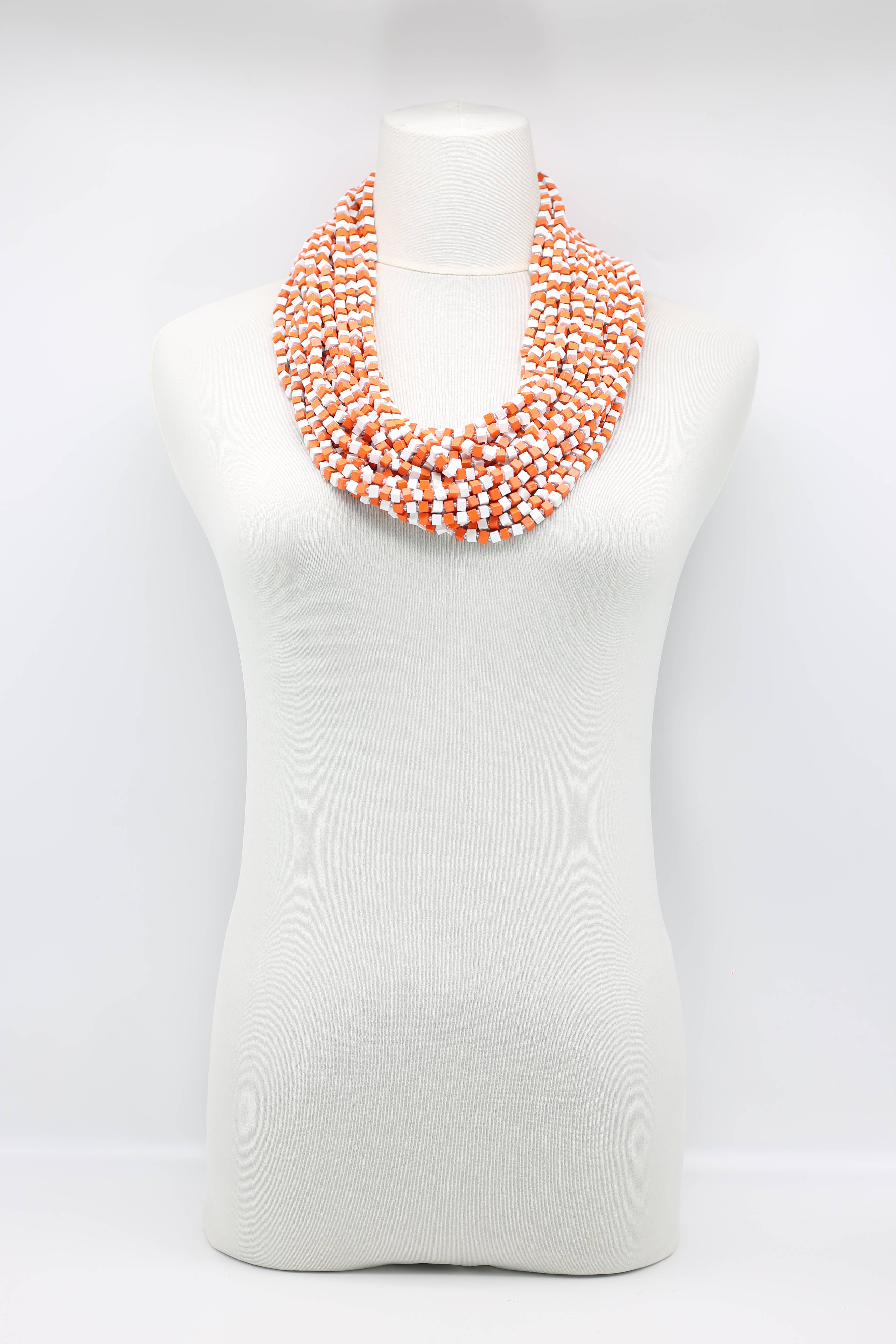 Jianhui London – Engroshandel Perlehalskæde – Den næste Pashmina halskæde Træperler - Mosaic Art82