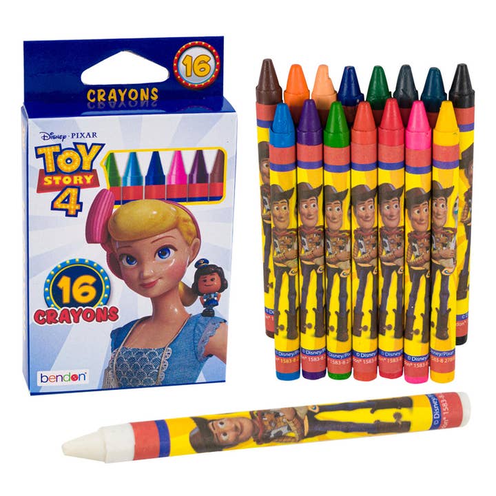 Deluxe Import Trading - Wholesale Crayons - Toy Story 16 ct Crayons