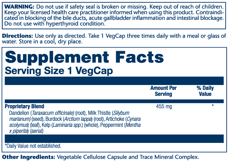 Solaray - Wholesale Oral Supplement/Vitamin - Liver Blend Sp-131