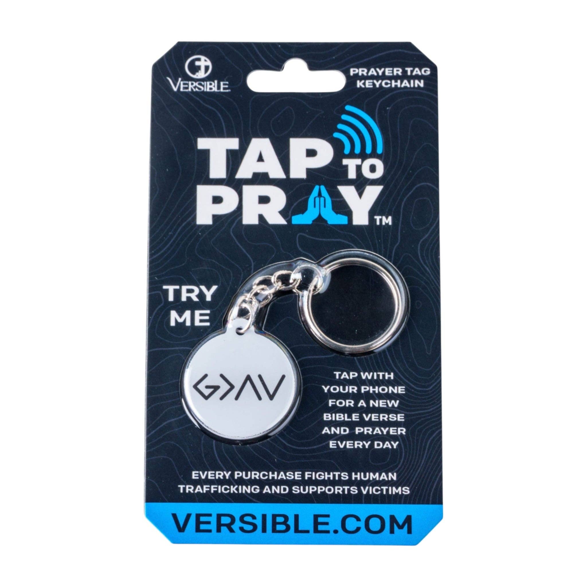 Versible - Wholesale Keychain - Unisex - Tap To Pray® Acrylic Keychain15