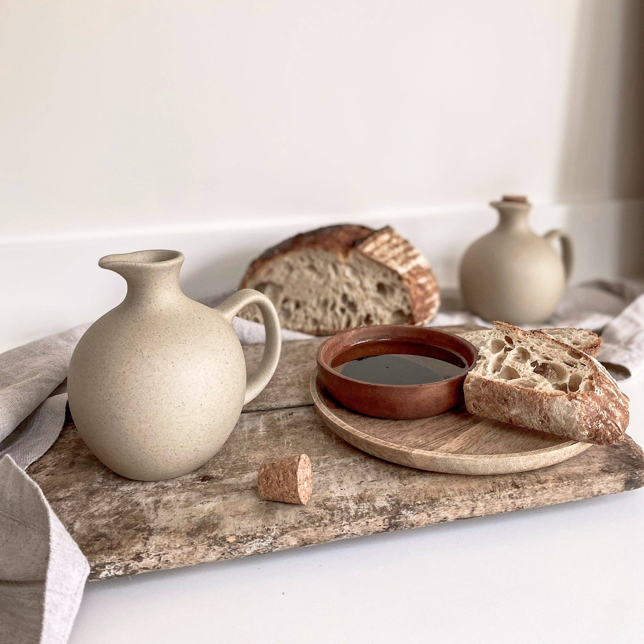 So At Nature – wholesale Jug – Ceramic Jug with Cork Stopper - Kande12