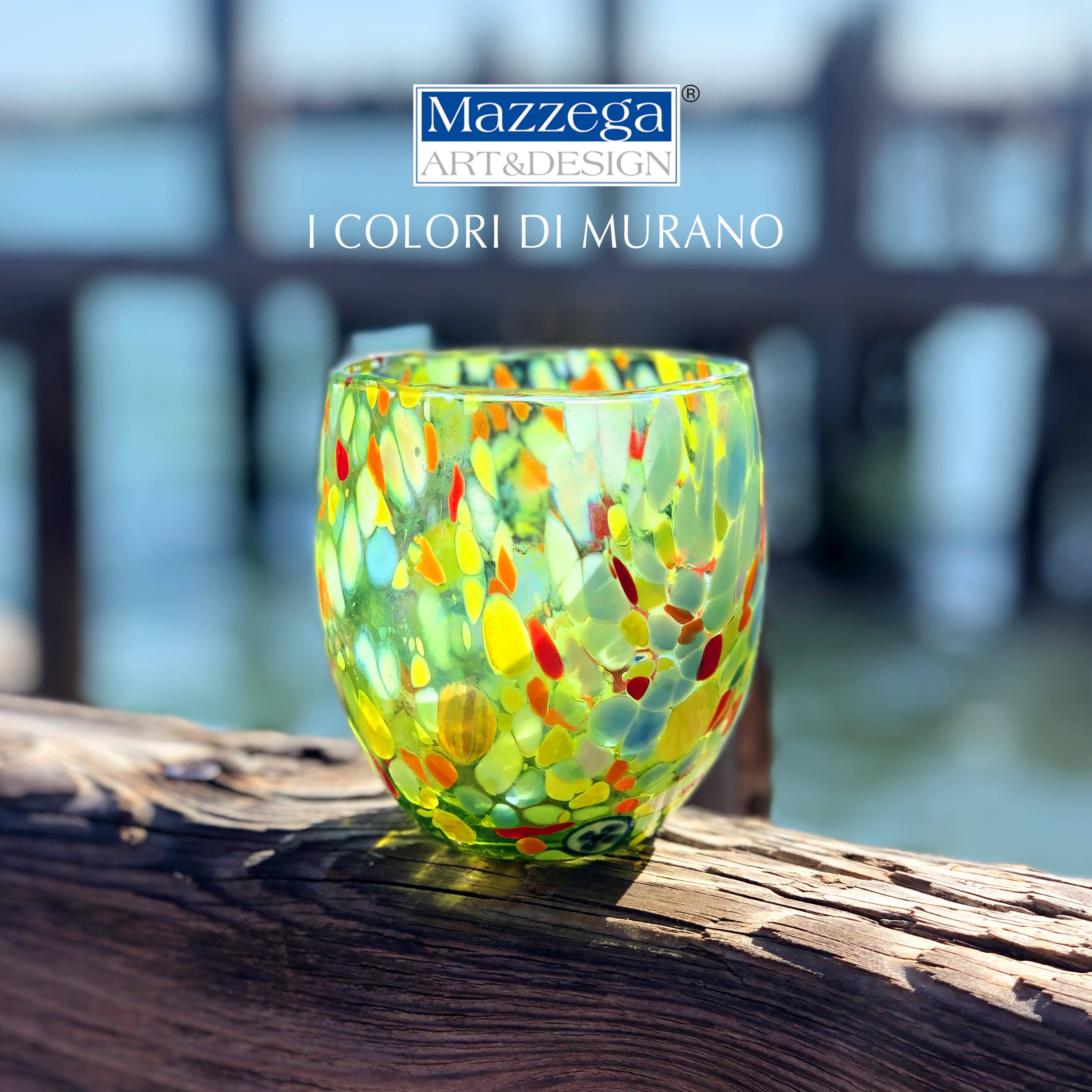 Mazzega Art & Design - Vente Verre/tasse - 6 verres en verre « Les couleurs de Murano ». ACQUA-CLASSIQUE9