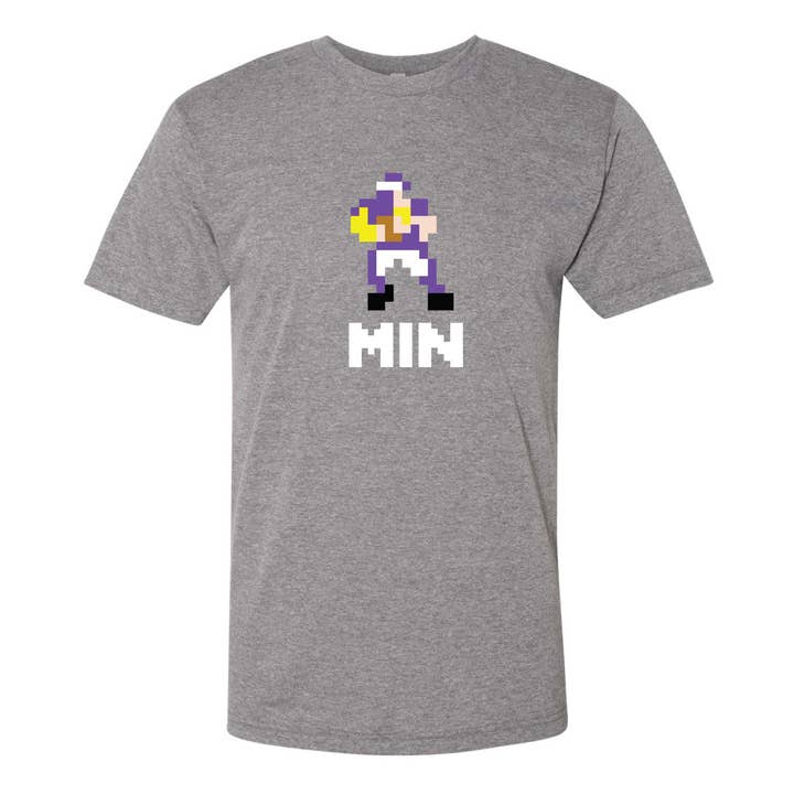 Minnesota 8-Bit-Fußball-T-Shirt für den Großhandel von Minnesota Awesome