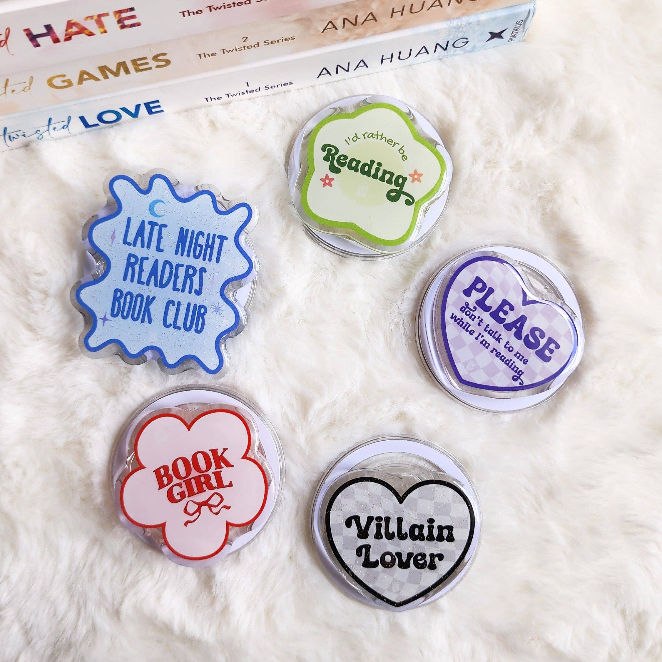 The Bean Workshop - Wholesale Phone/Tablet Stand - Please Don't Talk To Me While I'm Reading Magnetic Kindle Grip or Phone Holder4