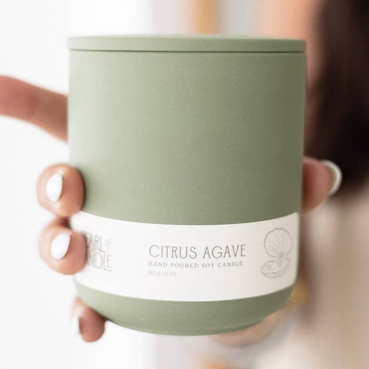 Pearl Candle Co. - Wholesale Jar/Filled Candle - Citrus Agave Candle3