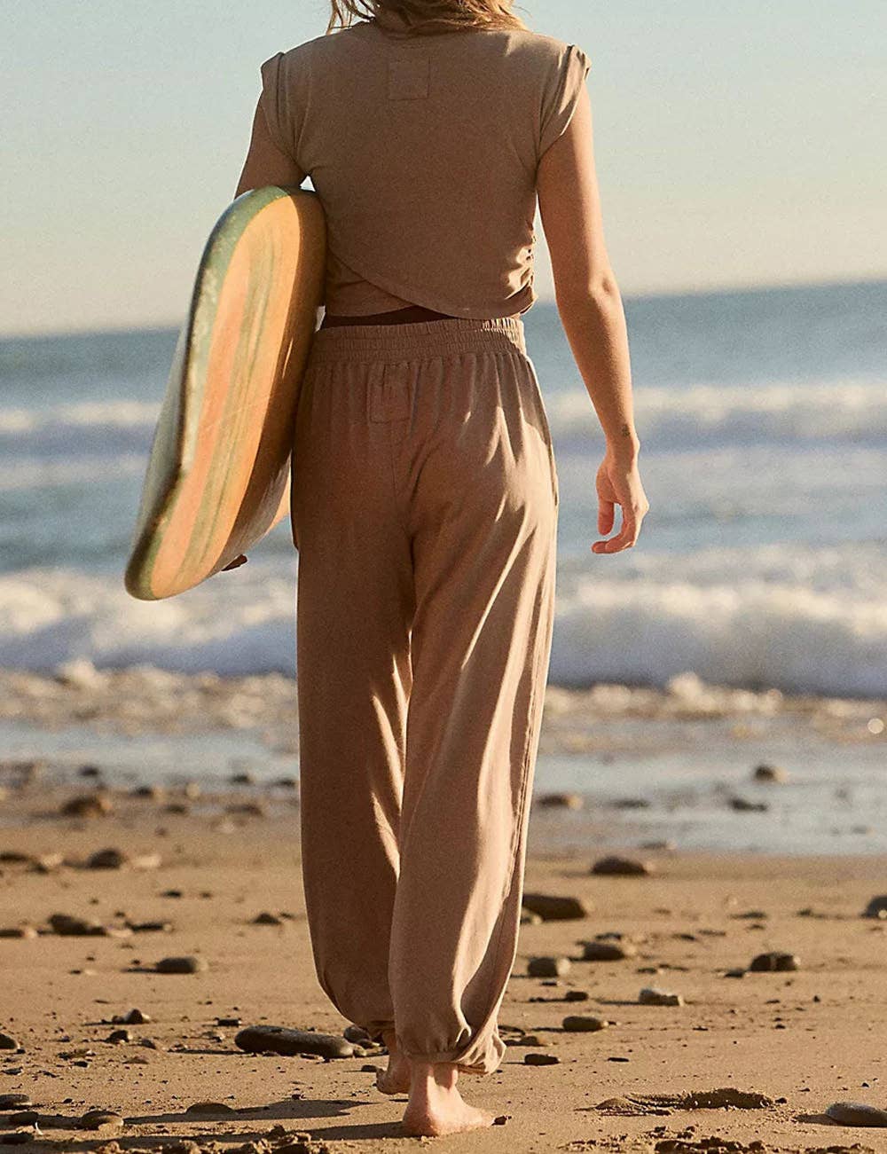 Sweetkama - Wholesale Lounge Set - Women's - Ladies Solid Color Crop Top and Pants Set SKST37932