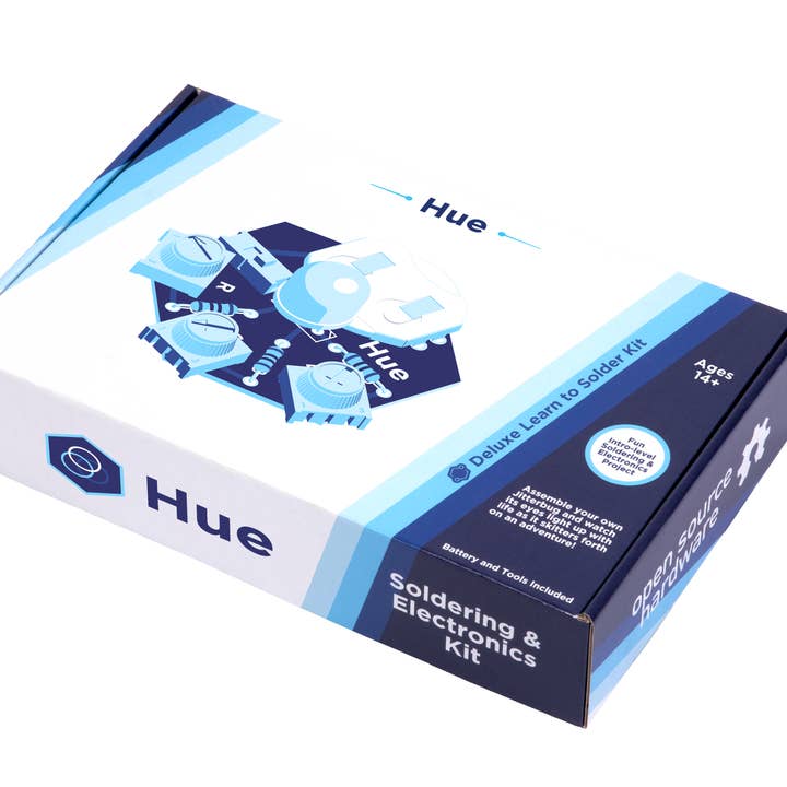 Deluxe Learn to Solder Kit: Hue for wholesale by Learn to Solder Kits