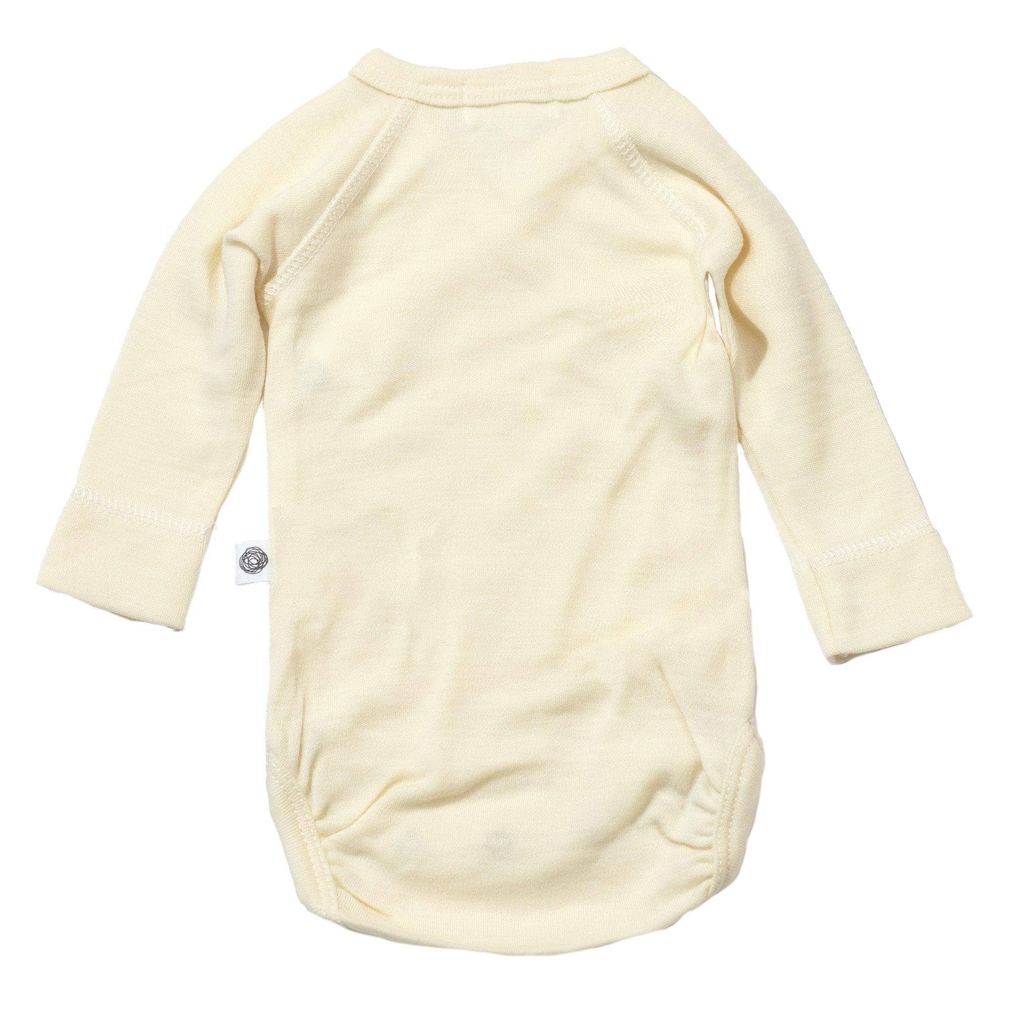 Lille Barn - Vendita all'ingrosso Tutina (senza piedini) - Neonati - Tutina avvolgente in lana merino a maniche lunghe - Naturale2