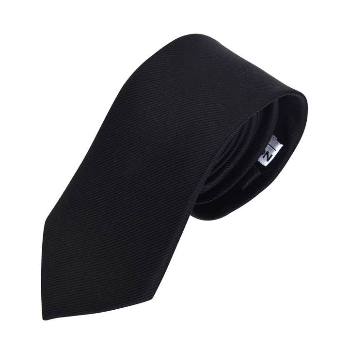 Black Silk Ties for wholesale by No Cold Feet