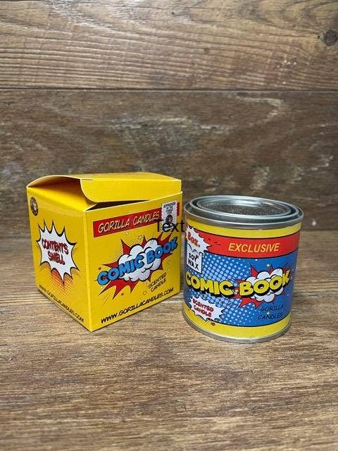 Gorilla Candles - Wholesale Travel Candles - Comic Book Scented Candle1