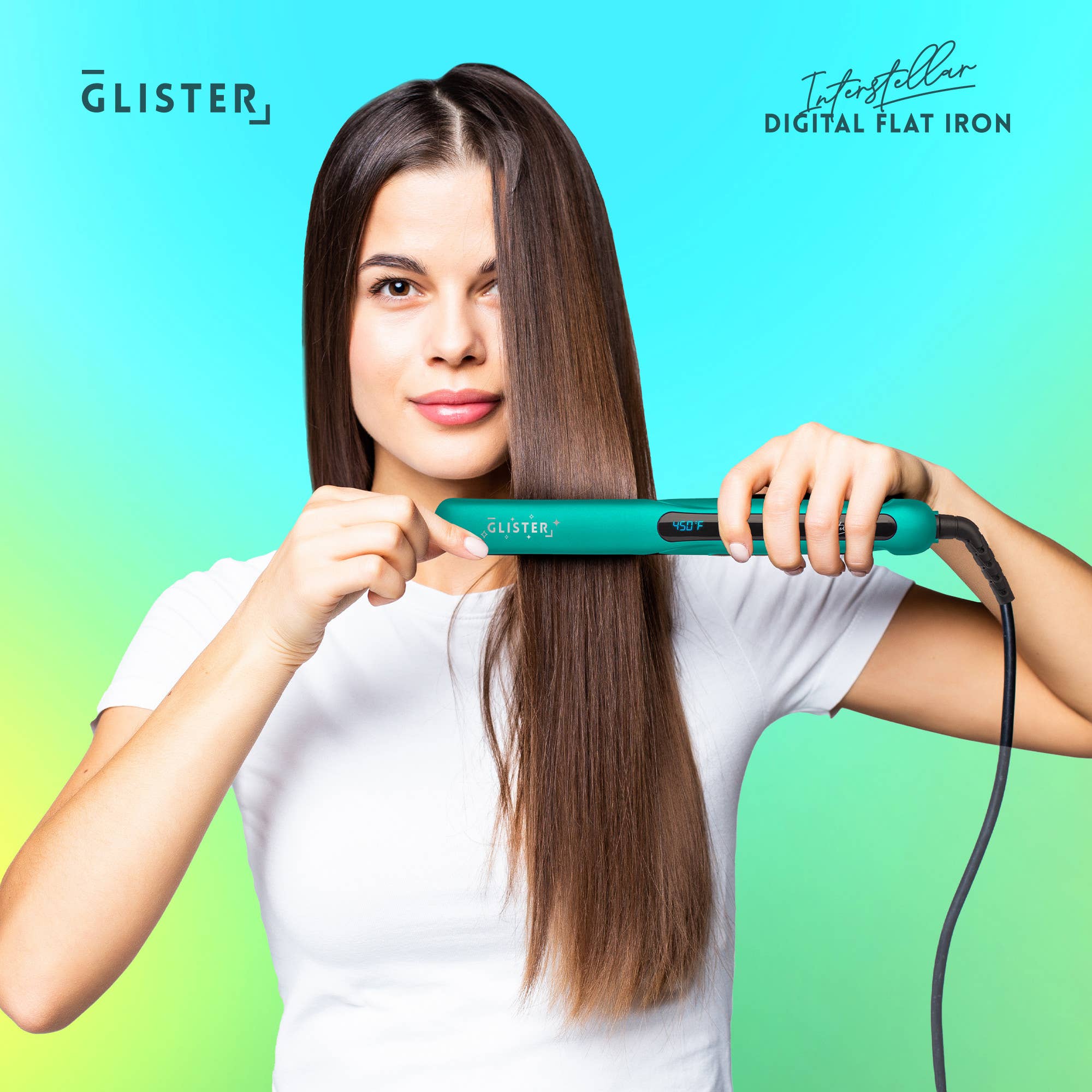 Glister - Wholesale Straightener/Flat Iron - Glister 1.25" Digital Tourmaline Flat Iron Purple w/ Display13