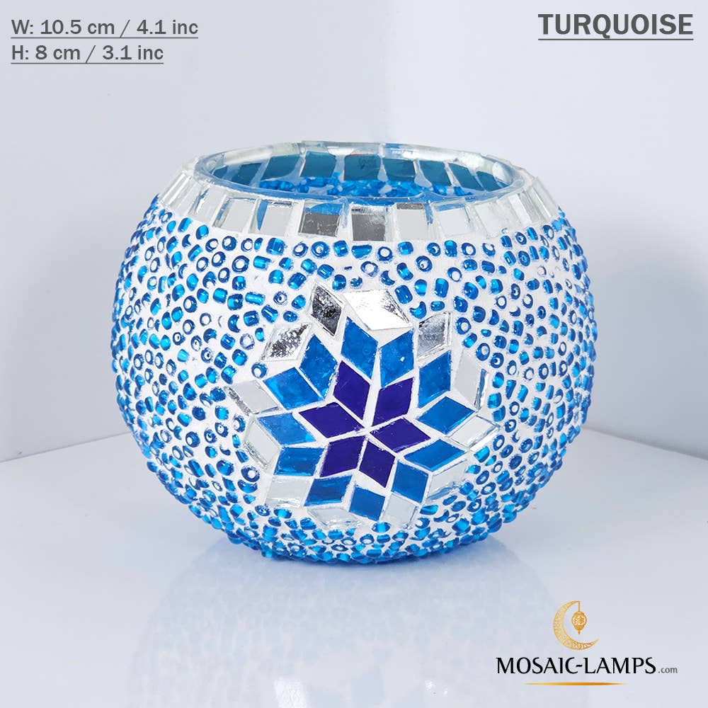 Mosaic Lamps - Wholesale Candle Holder - Turks Color, Turkish Mosaic Candle Holders, Votive Candle31