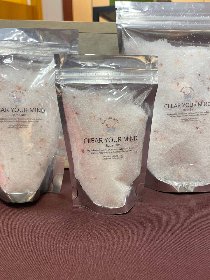 SEL DE BAIN CLEAR YOUR MIND pour la vente par Lustful Bath