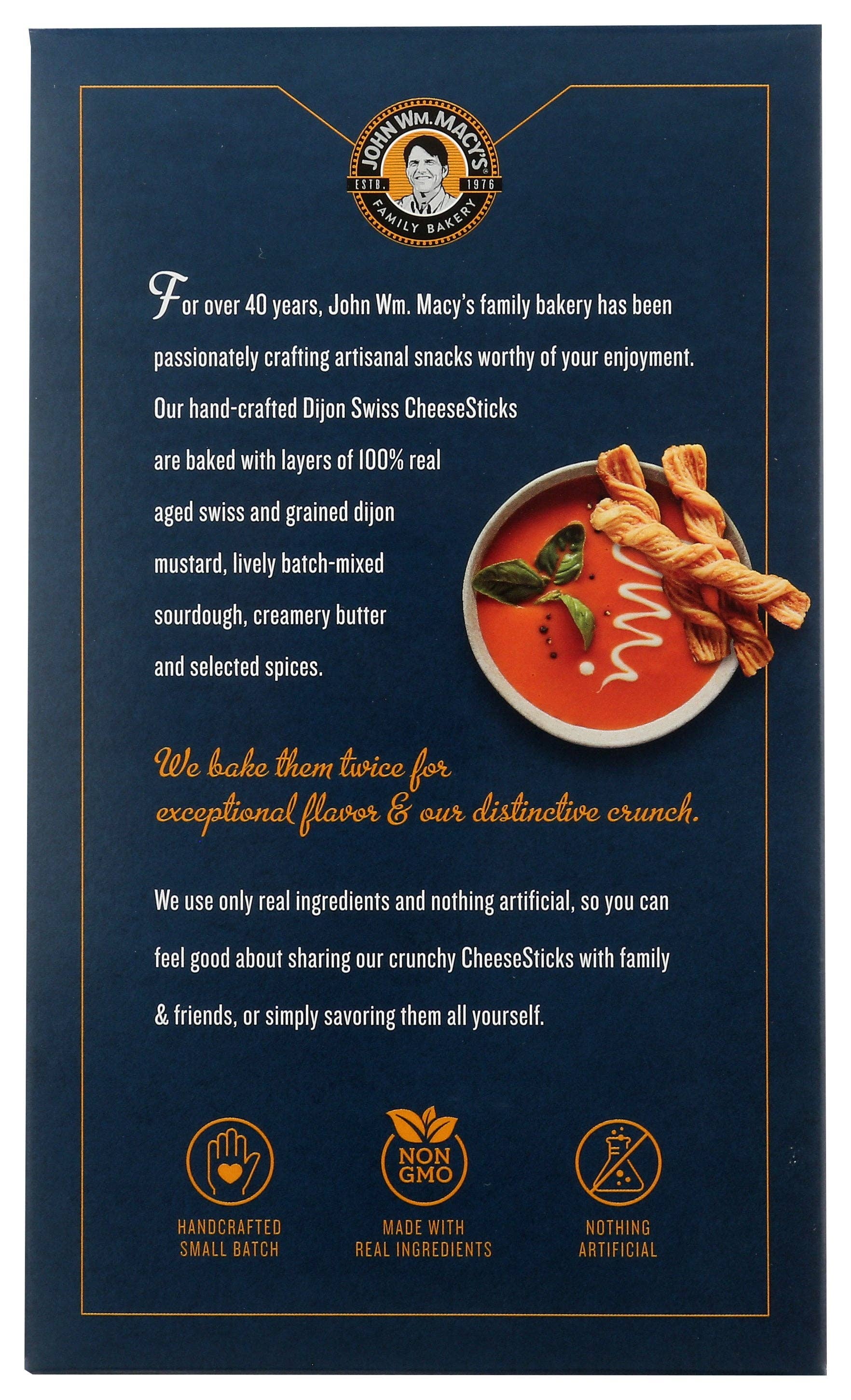 Everyday Supply Co - Wholesale Puffed Snack - MACYS CHEESESTICK DIJON SWISS - Case of 61