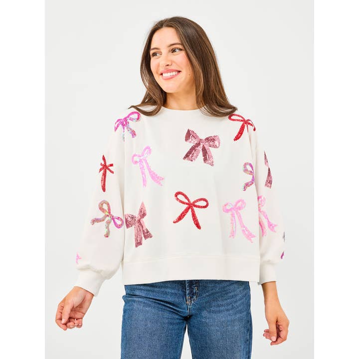 Millie Sweatshirt | Bows for wholesale by Mary Square