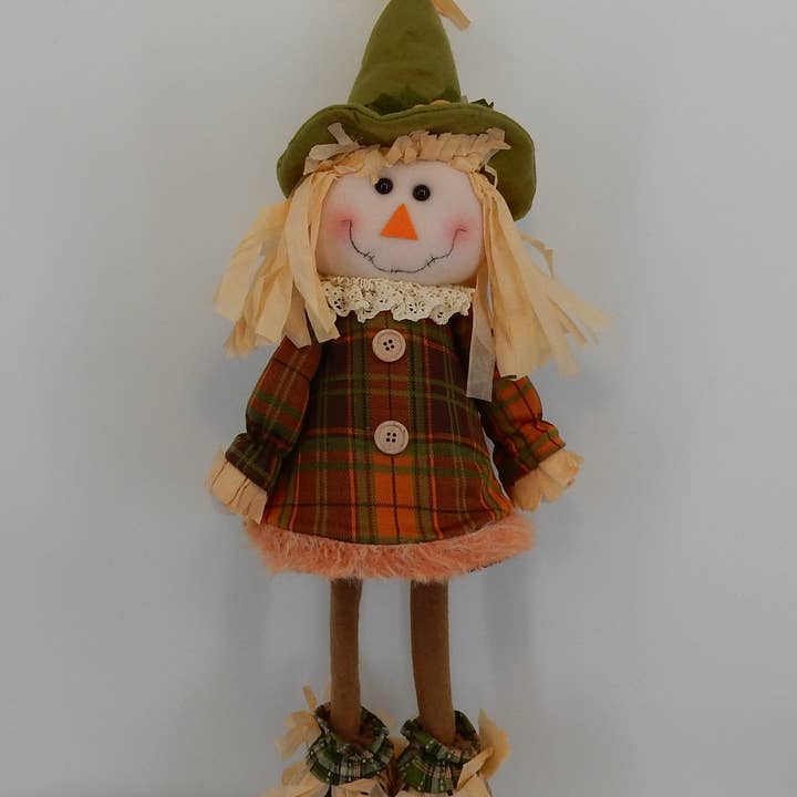 Manualidades de otoño con tela: espantapájaros de tela para venta al por mayor de Green Pastures Wholesale