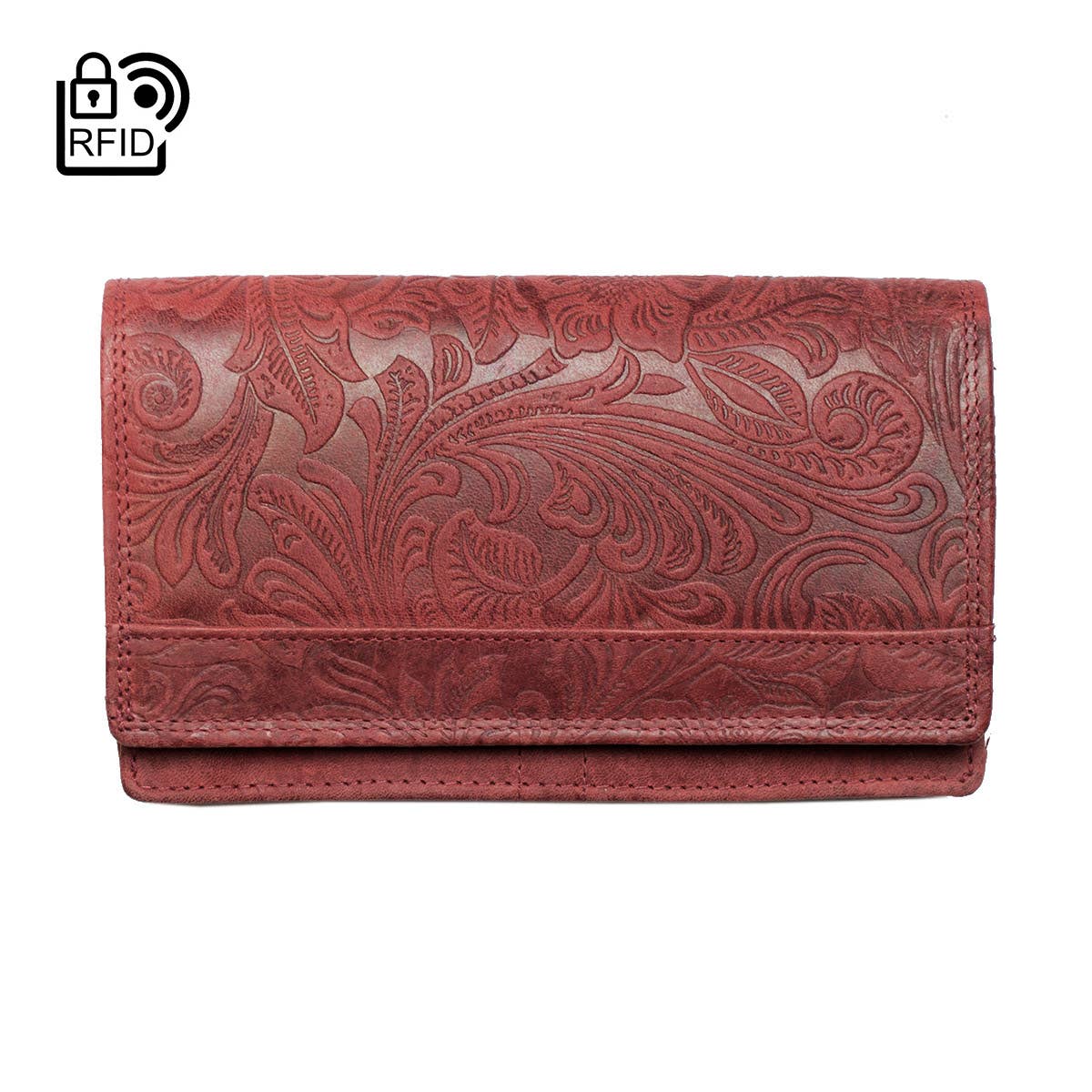 Arrigo - Wholesale Wallet - Women's - Ladies Wallet Leather - RFID - With Floral Print0
