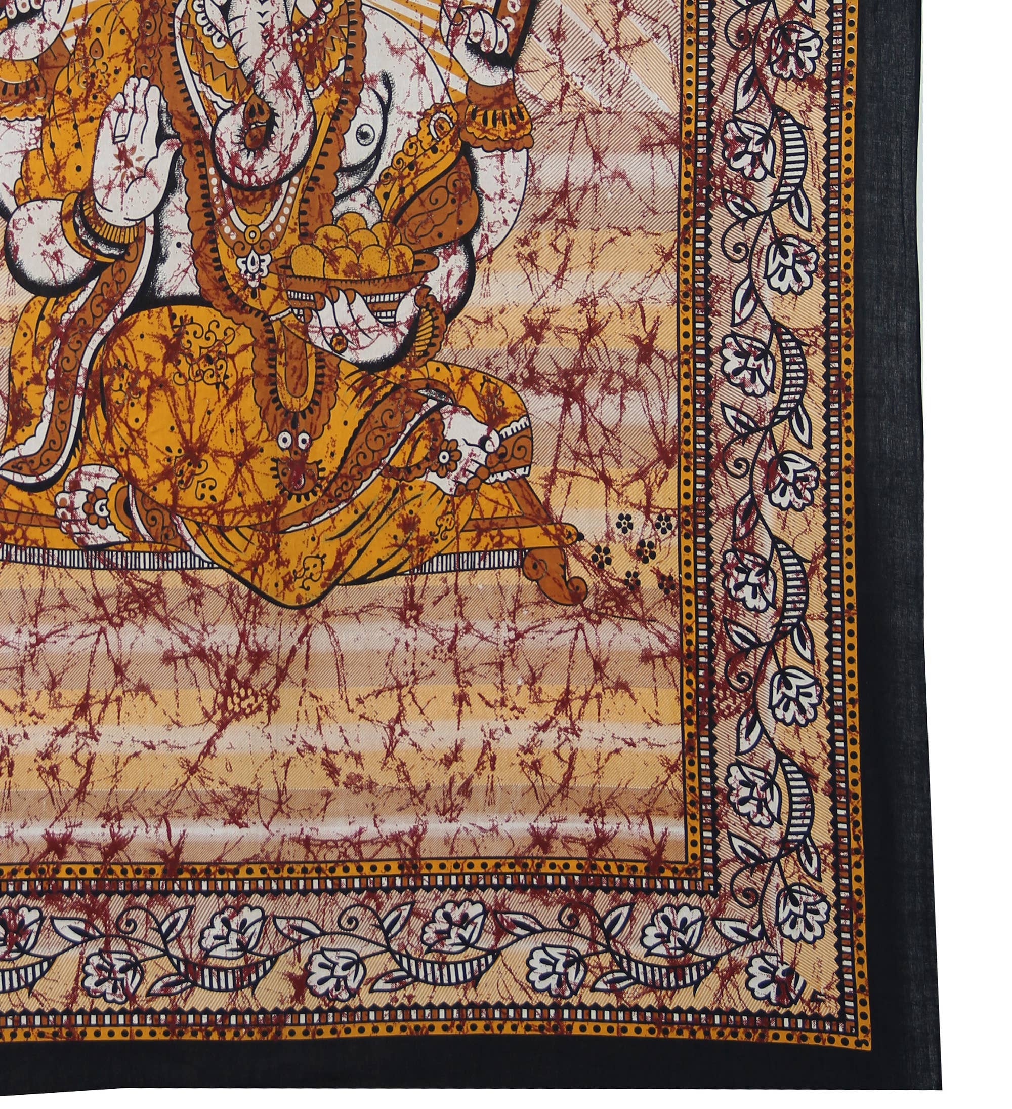 Lungta Imports - Wholesale Tapestry/Textile - Ganesha Ganesh Ganpati Tapestry Wall Hanging Decor2