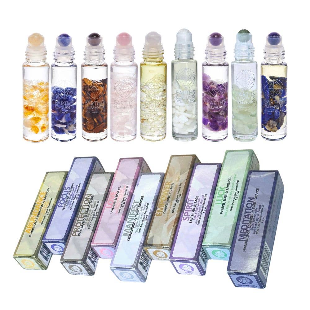 Earths Elements Wholesale - Wholesale Essential Oil Roll-On - Set of 81 Essential Oil Roll-Ons with Display and Testers2