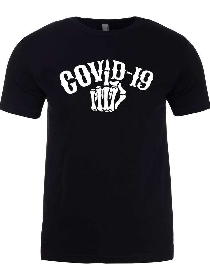 Wi-Wear – Engroshandel T-shirt med print - Unisex – Fuck Covid T-Shirt