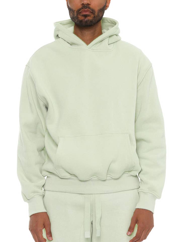 WEIV - Wholesale Hoodie - Men's - Premium Cotton Blend Solid Hoodie Sweater5