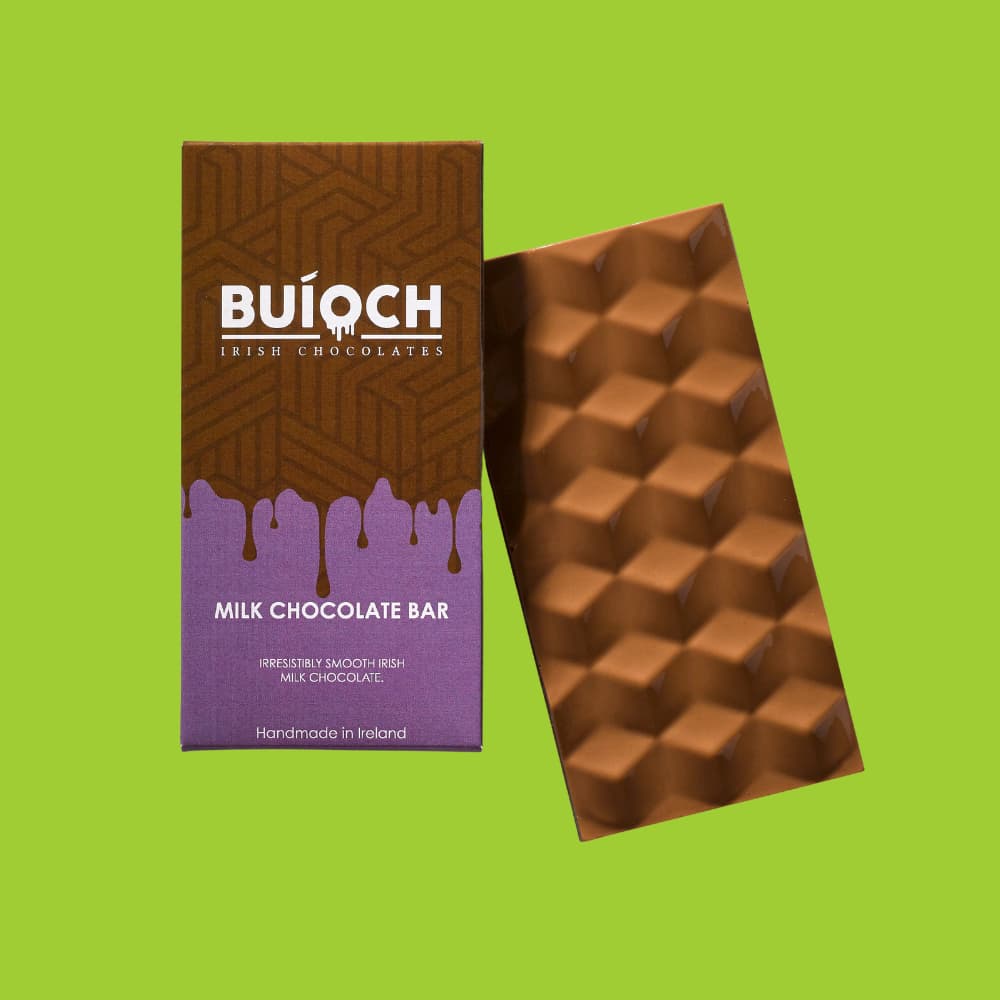Buíoch Irish Chocolates - Wholesale Chocolate Bar - Milk Chocolate Bar