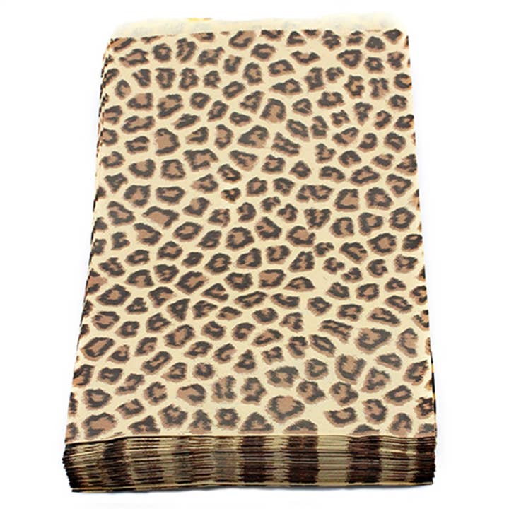 Papieren sieradentassen met luipaardprint voor wholesale door Your Fashion Wholesale