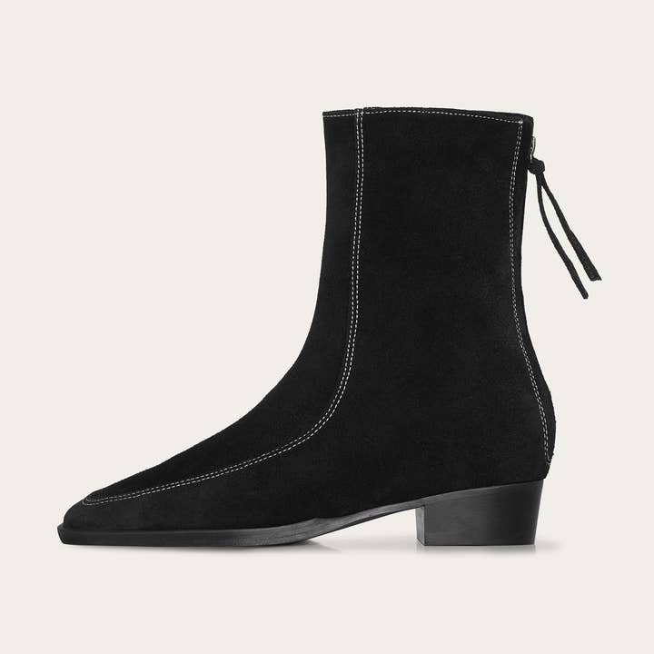 Rachela Boots, black velvet for wholesale on Faire0