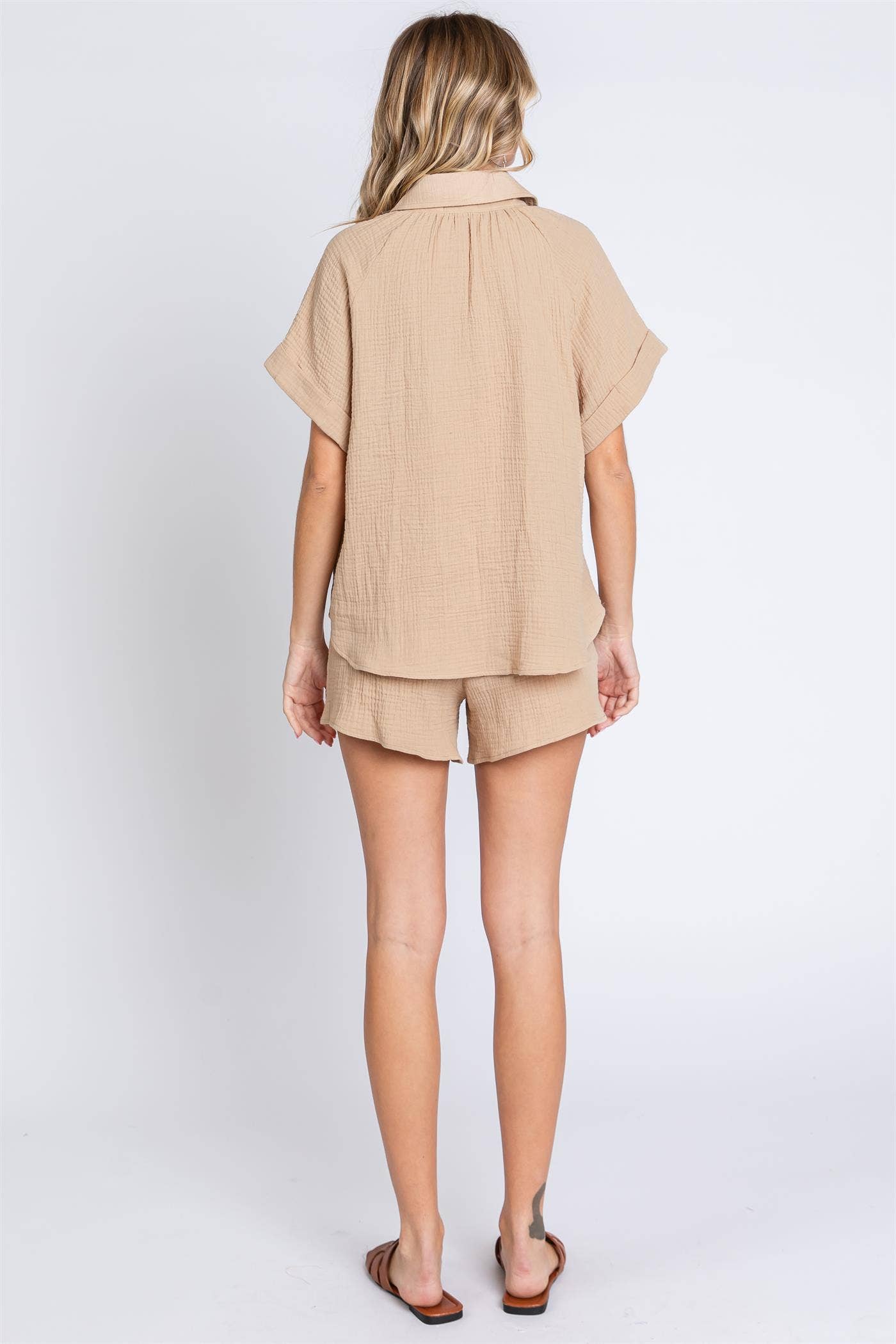 GeeGee x Lovelo - Vente Ensemble de vêtements d'intérieur – femme - Ensemble de 2 pièces Plus Gauze : WTP61501PL35