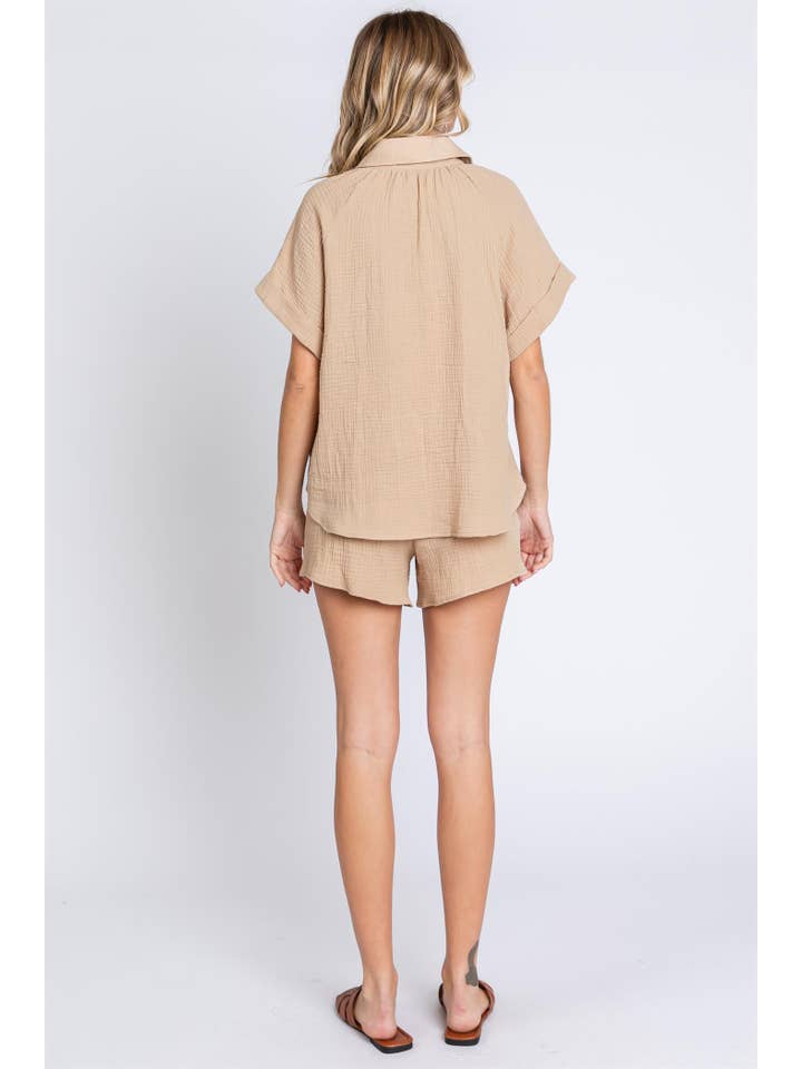 GeeGee x Lovelo - Vente Ensemble de vêtements d'intérieur – femme - Ensemble de 2 pièces Plus Gauze : WTP61501PL35