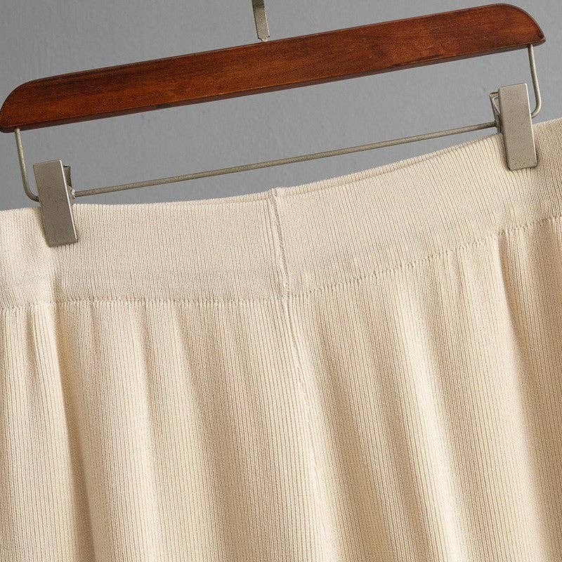 OceanusSwim – wholesale Top & pants set (NOT Loungewear) – Women's – Knit Zip Neck Vest High Waist Pants Set8