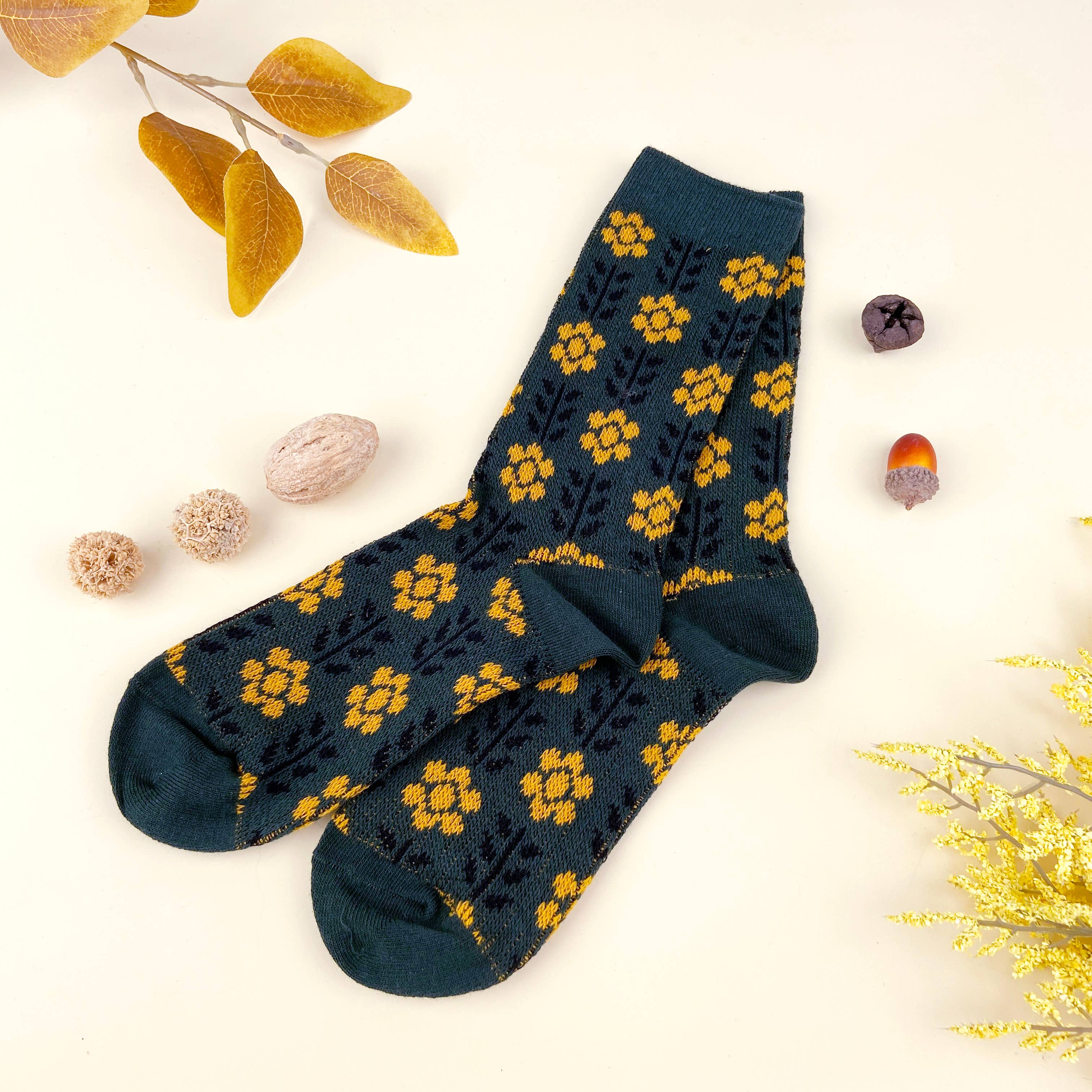 mildstyles - Wholesale Socks - Women's - Combed cotton women's British style retro mid-calf socks2