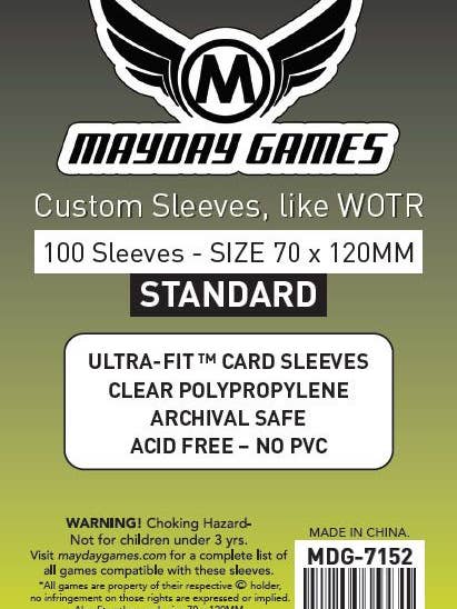 Special XL Standard Sleeves (70*120 MM) - Pack of 100 for wholesale by Mayday Games