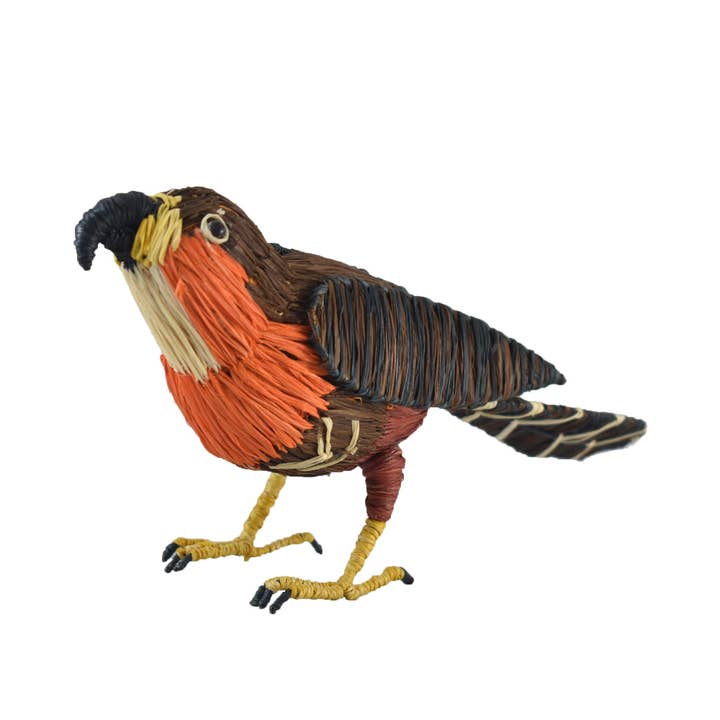 Amazon Ecology – wholesale Prydnad – FALCON FÅGEL - RÄTTVISEMÄRKT JULGRANSDEKORATION - VÄVD AV PERUANSK AMAZONAS HANTVERKARE