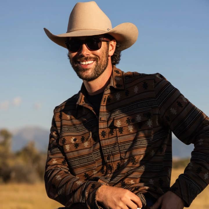 American Hat Makers - Wholesale Cowboy Hat - Unisex - 100% Wool Felt Western Cowboy Hat - Style Cattleman77