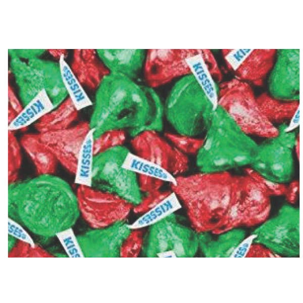 Hershey's Kisses de Noël en vrac, sac de 5 lb pour la vente par Grandpa Joe's Candy Shop