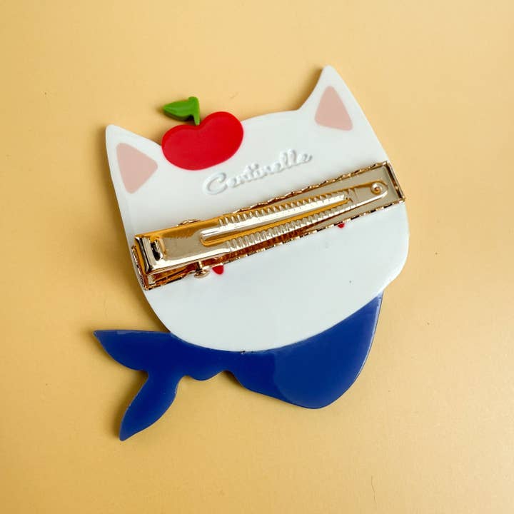 Centinelle - Wholesale Hair Clip - Women's - Apple Cat Alligator Clip2