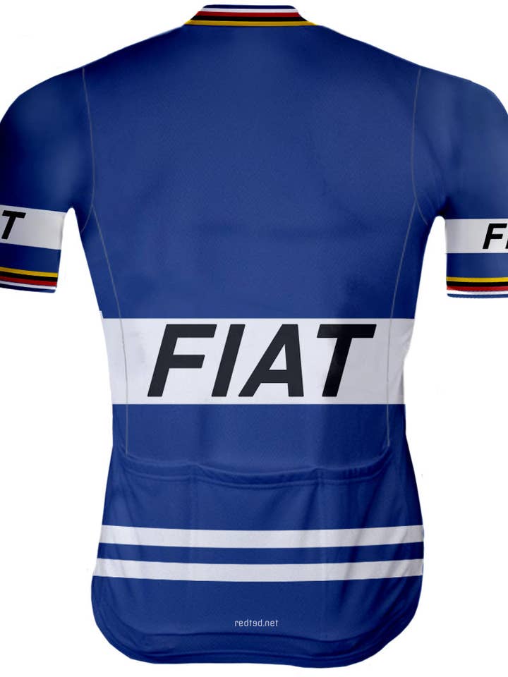 REDTED - Wholesale Sporttop - Heren - Retro Wielershirt Fiat - REDTED