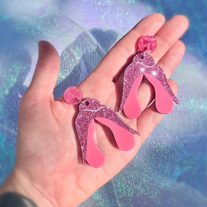 Peach Beast - Wholesale Dangle Earrings - Anatomical Clitoris Earrings3