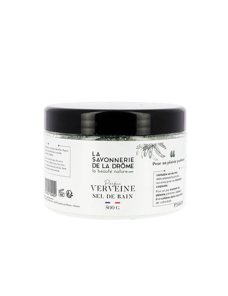 La Savonnerie de la Drôme - Wholesale Bath Salts - Verbena Scented Bath Salt Jar 500 g