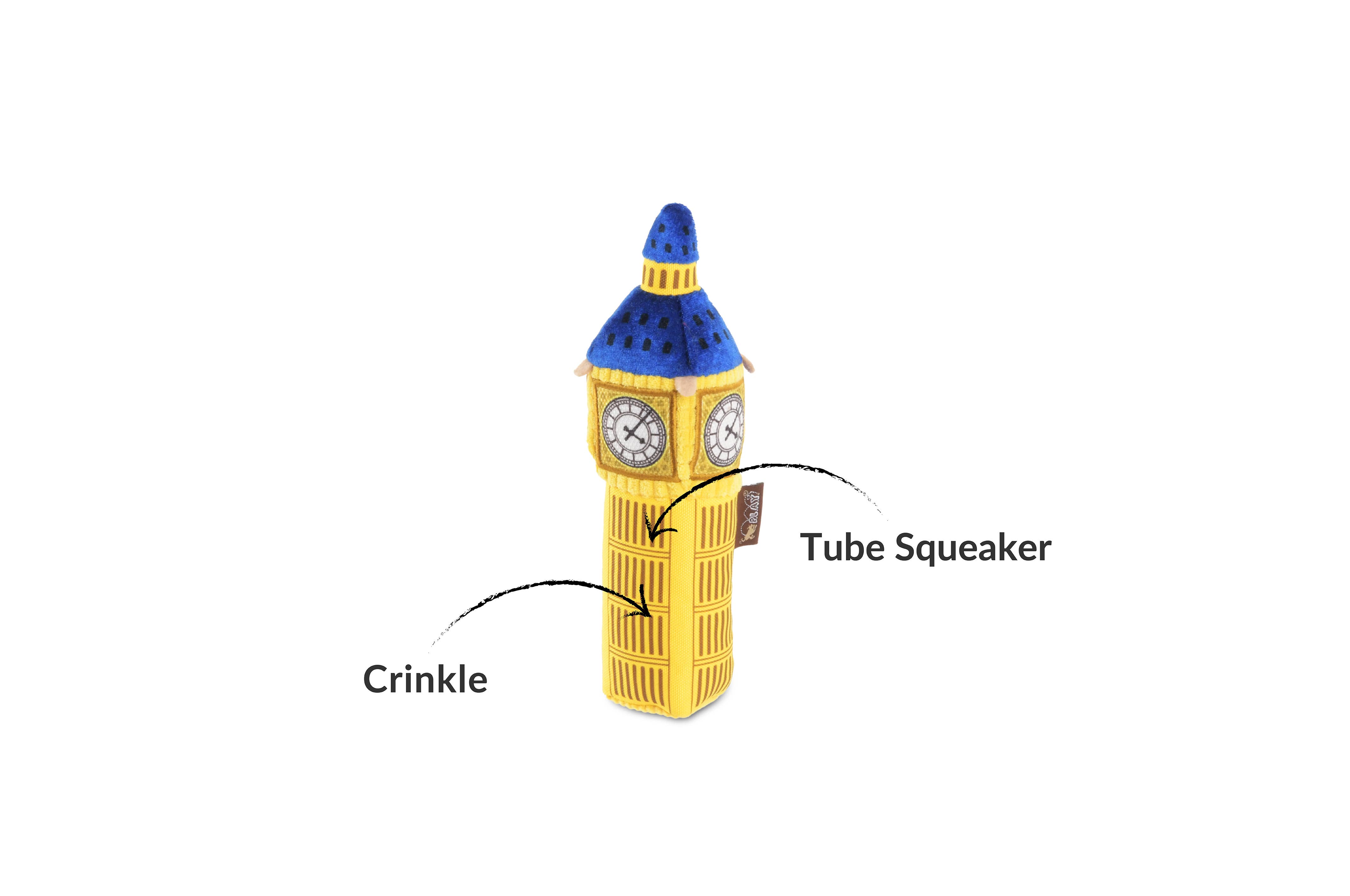 P.L.A.Y. Pet Lifestyle and You - Wholesale Pet Plush Toy - Dog - Totally Touristy - Big Ben2