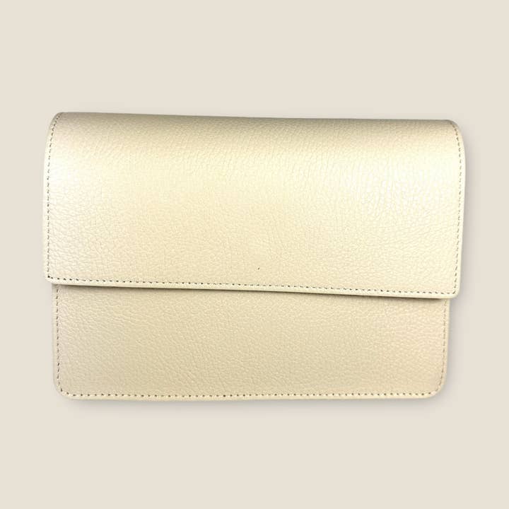 ALEX BAG | CREME LEATHER for wholesale by Fique The Label