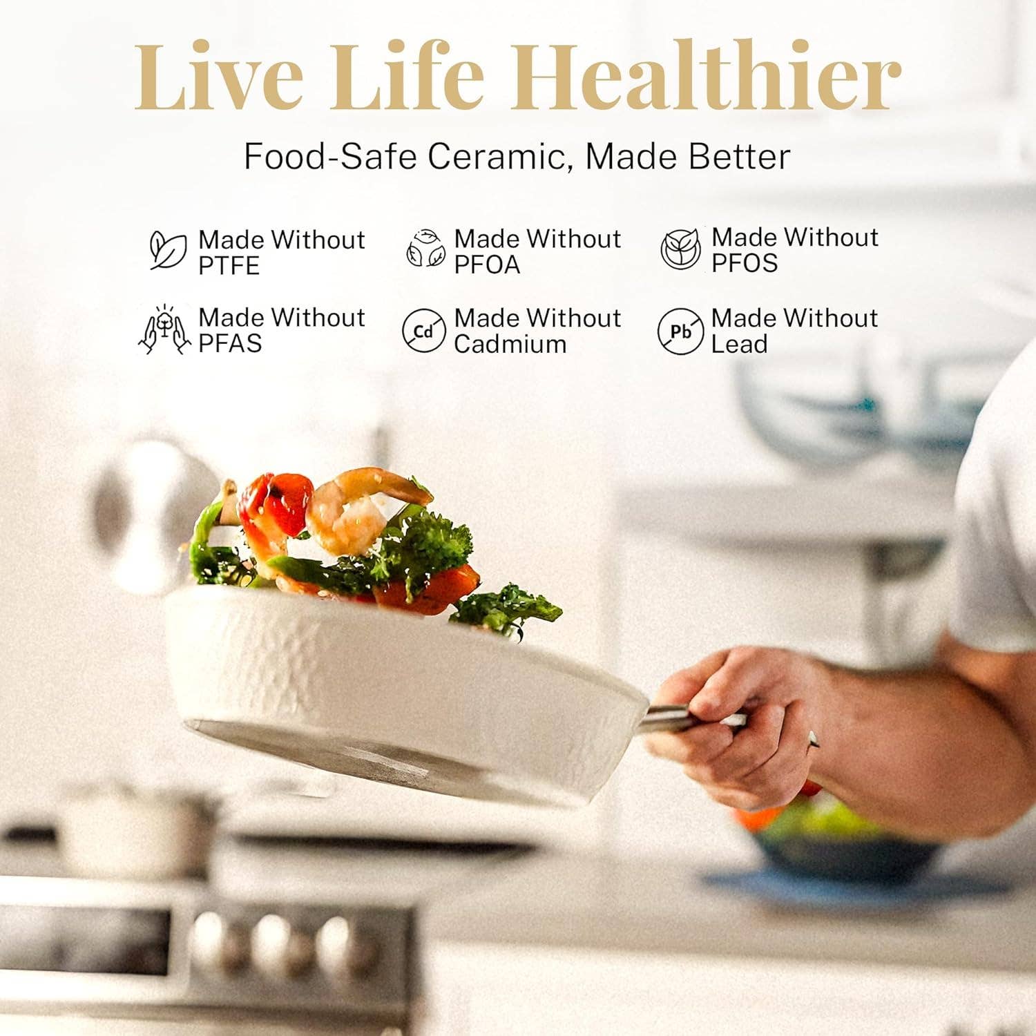 Gotham Steel/Granitestone - Vente Poêles - Poêle à crème martelée Gotham Steel de 12 po2