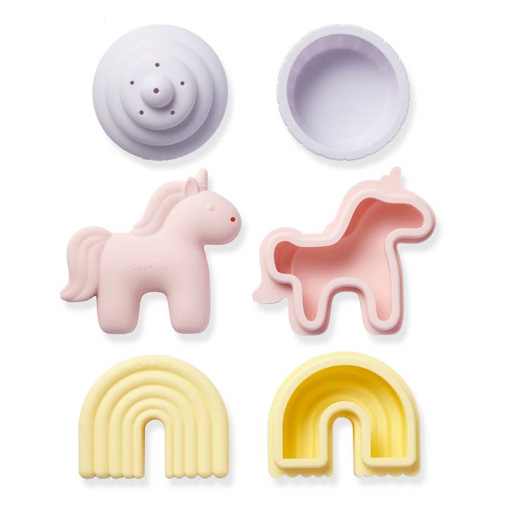 Ali+Oli - Wholesale Bath Toy - Baby - Ali+Oli Squirt Water Bath Toy Set (Unicorn Theme) Mold Free10