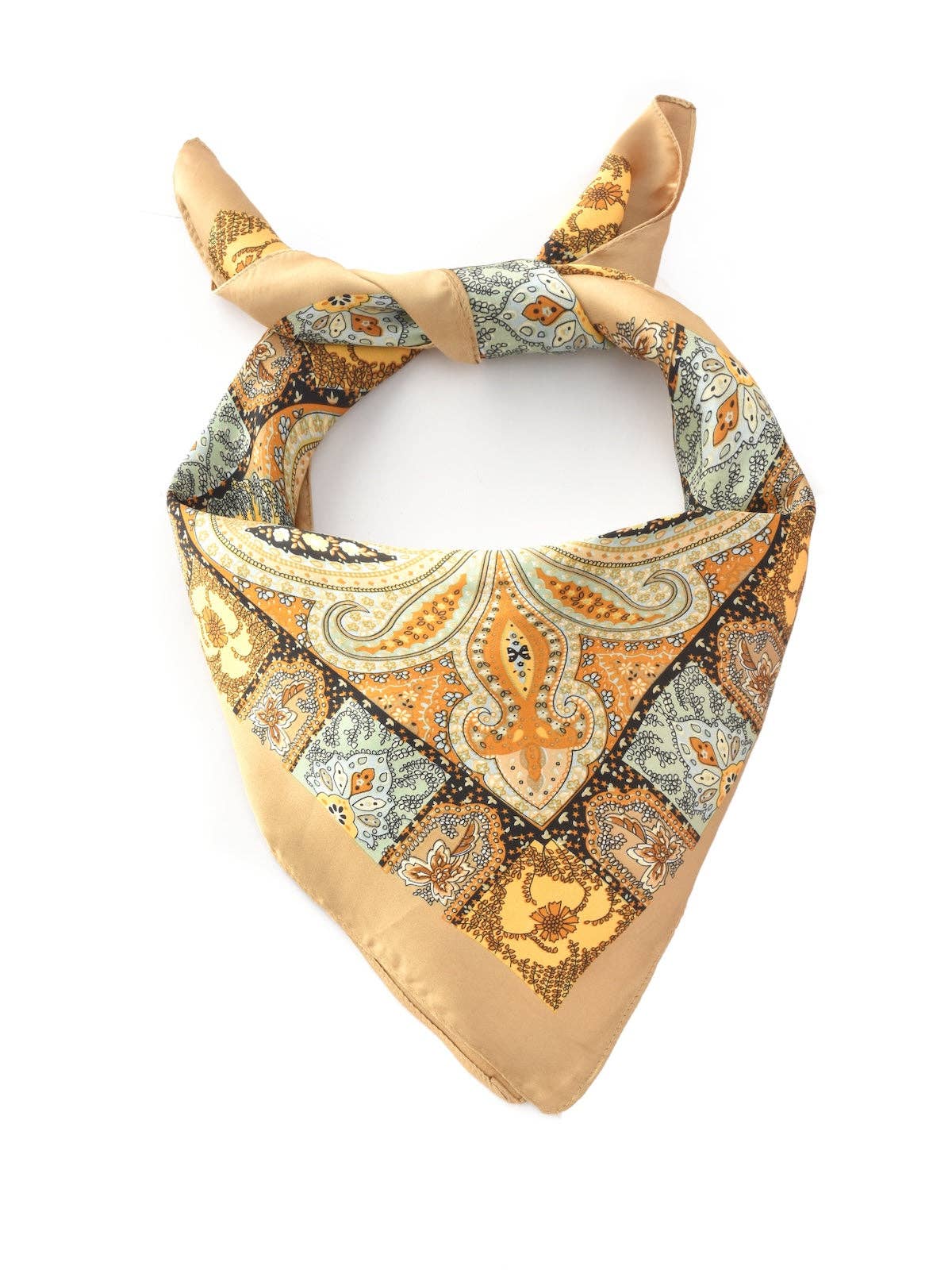 Funkyrel® Atzbranding Limited - Wholesale Scarf - Women's - Scarvii - Paisley Square Scarf14