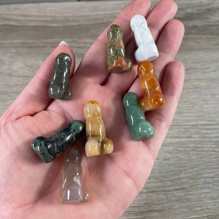 Keystone Crystals - Wholesale Spiritual Stone/Crystal - Crystal Phallic Figurine – Small Carved Gemstone Statue